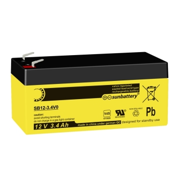 Sun Battery SB 12-3.4 VdS 12V 3,4Ah